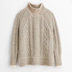 Alex Mill Camil Cable Sweater - Driftwood